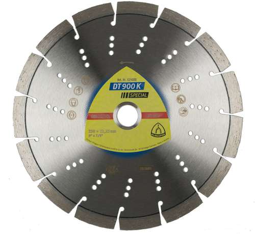 Фото товара "DT900K Алмазный диск по клинкеру и бетону, ø 180х2,6х22,23 мм, - 1 шт/уп. DT/SPECIAL/DT900K/S/180X2,6X22,23/11S/12"
