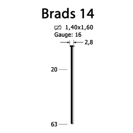 Штифт крепежный 14/25 мм (64/4)