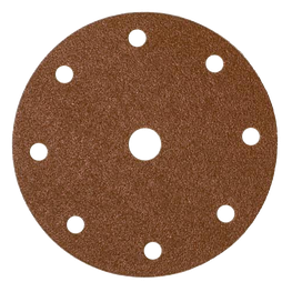 COARSE CUT Шлифовальный диск, укрепленная бумага, оксид алюминия, 9 отверстий, 150 мм, Р80